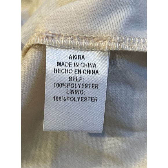 Akira Women Label Lace Up Mini Dress Navy V Neck Backless Adjustable Straps Sz S - Picture 9 of 10